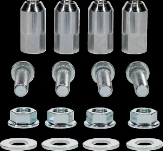 MOOSE OFFROAD HARD-PARTS - WHEEL STUD/NUT KIT MOOSE POLAR - 02131259