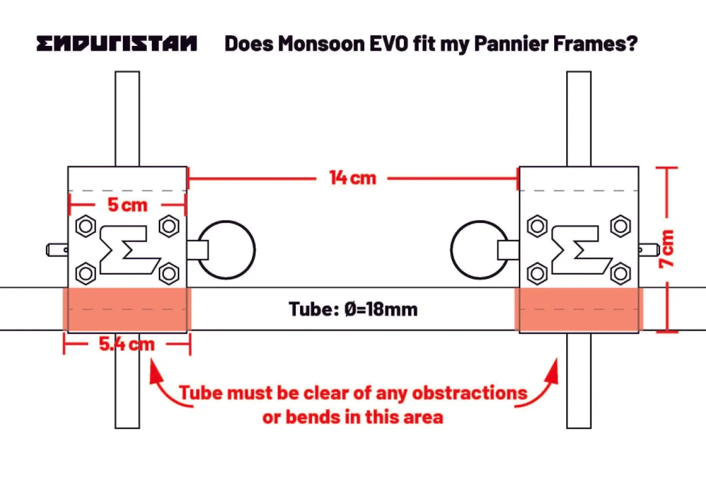 Enduristan - Monsoon Evo Pannier - Large - LUSA-008-L