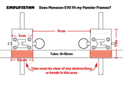 Enduristan - Monsoon Evo Pannier - Large - LUSA-008-L