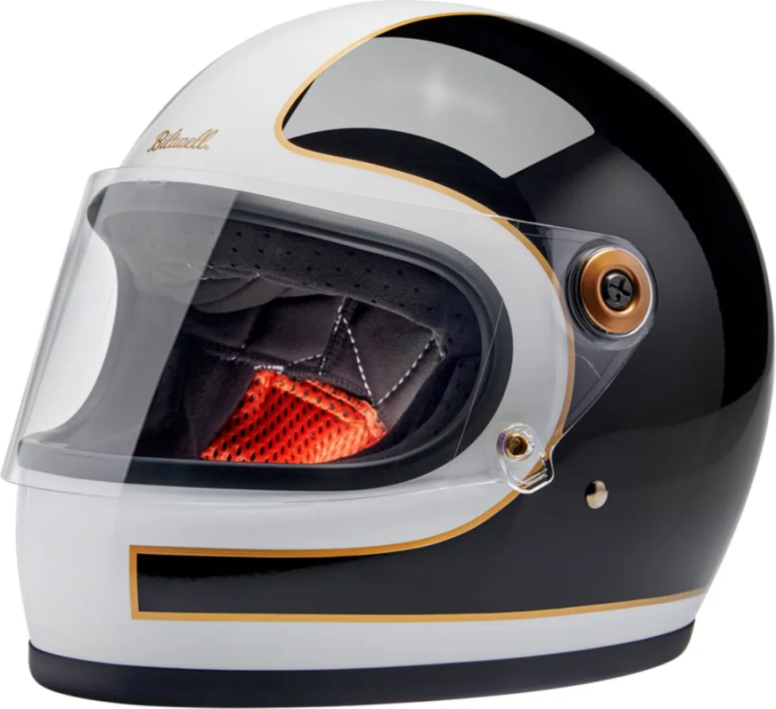 BILTWELL - HELMET GRINGO S WH/BLK LG - 010116612