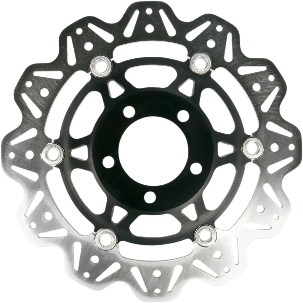 EBC - BRAKE ROTOR FLT VEE WAVE BLK F - 17101966