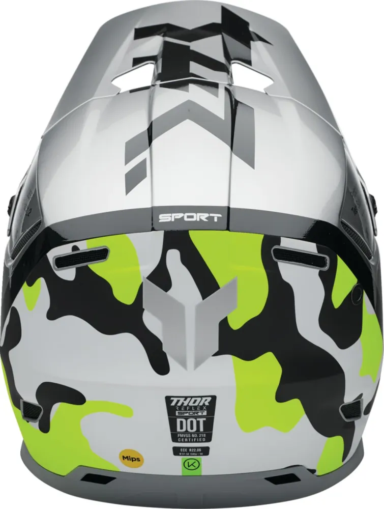 THOR - HELMET REFLEX SPORT RIOT GY/AC - 01108773