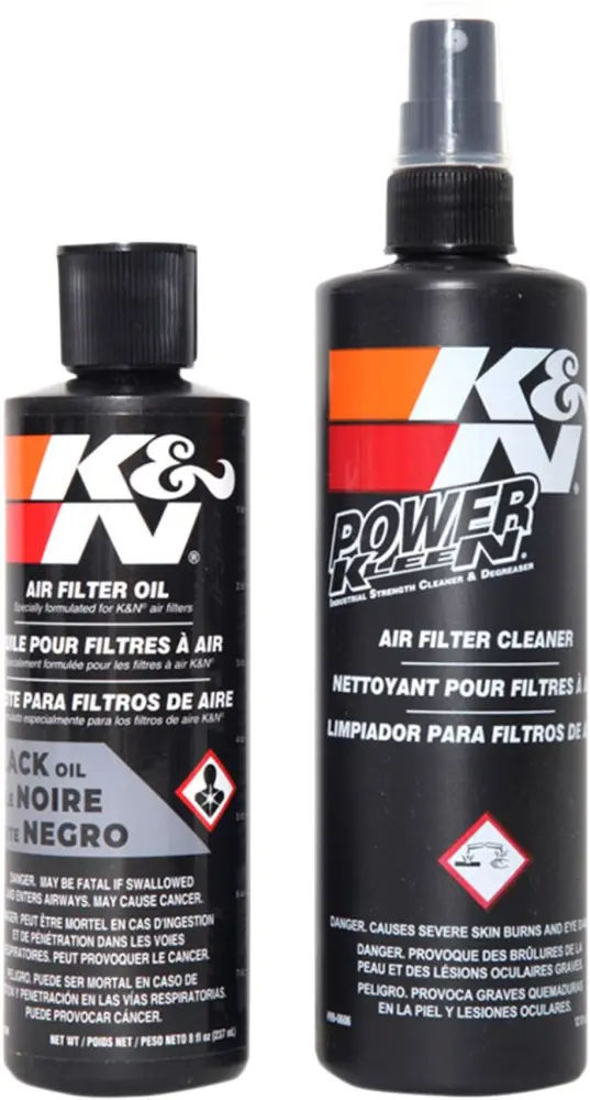 K & N - AIR FILTER CARE KIT BLACK - 36100071