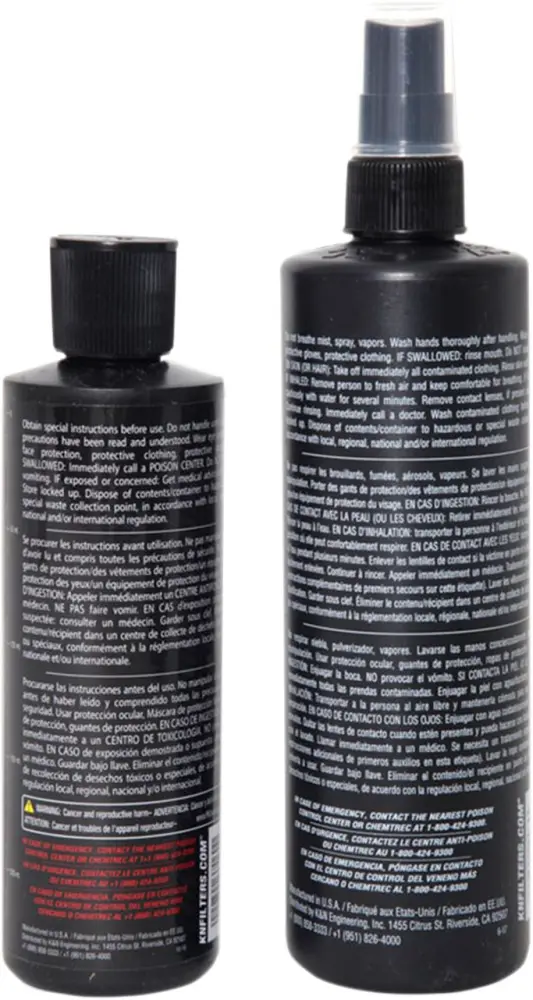 K & N - AIR FILTER CARE KIT BLACK - 36100071