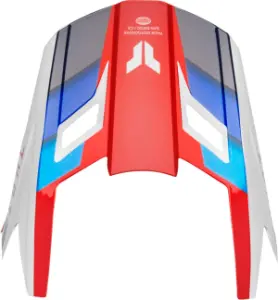 THOR - VISOR KIT FLEET DEFY R/W/B L-4 - 01321990