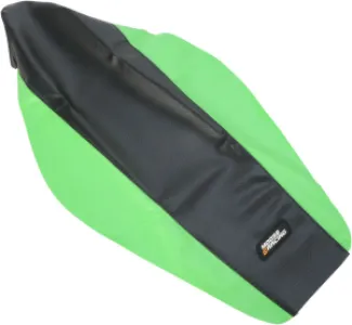 MOOSE OFFROAD HARD-PARTS - SEAT COVER KAWI GRN/BLK - 08211214