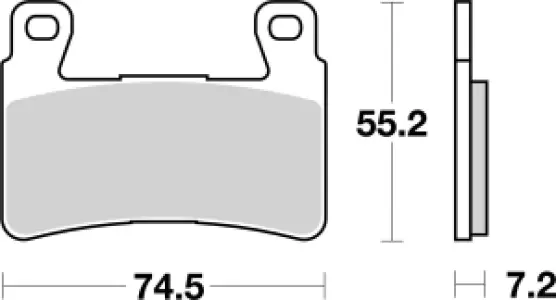 SBS - BRAKE PAD CAR/CER - 17200967