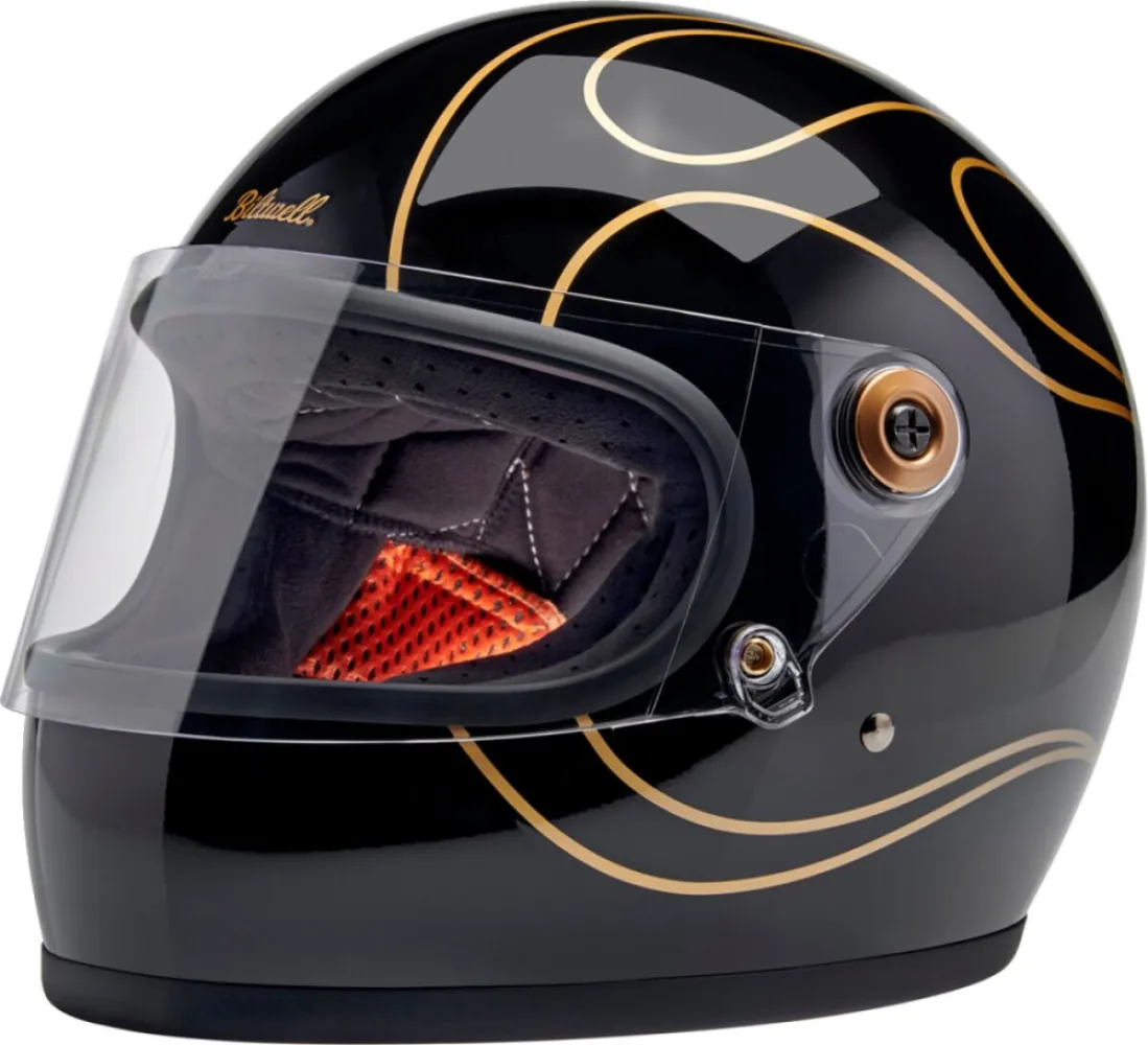 BILTWELL - HELMET GRINGO S GLOSS BLACK FL - 010116619
