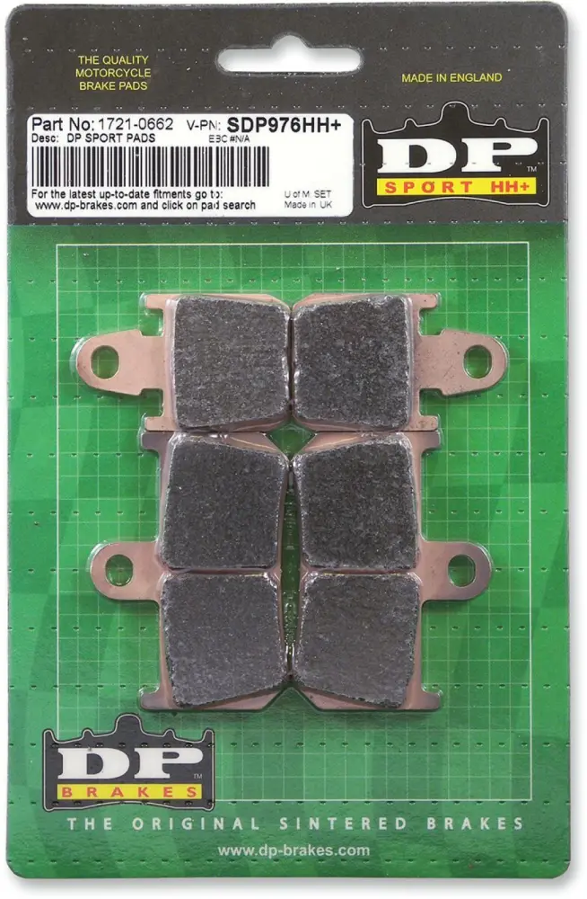DP BRAKES - BRAKE PAD DP STRT SDP976 - 17210662