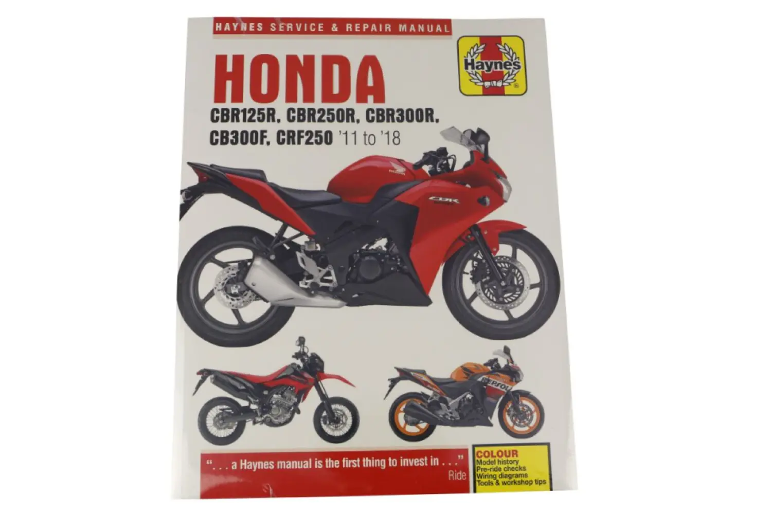 HAYNES - HONDA CBR125R/250R &CRF25 - 42010378