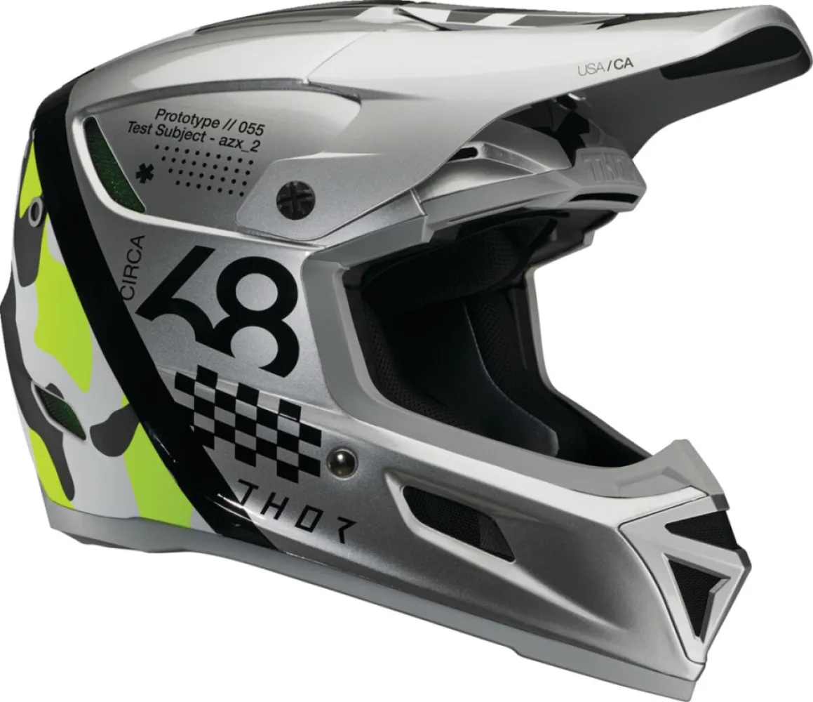 THOR - HELMET REFLEX SPORT RIOT GY/AC - 01108773