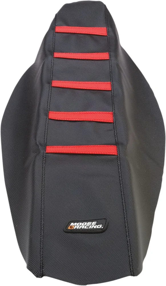 MOOSE OFFROAD HARD-PARTS - SEAT COVER RIBBED HON RED - 08211790
