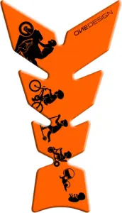 ONEDESIGN - TANKPAD MATT FLUO ORANGE - 43010813