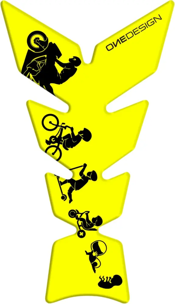 ONEDESIGN - TANKPAD MATT FLUO YELLOW - 43010814