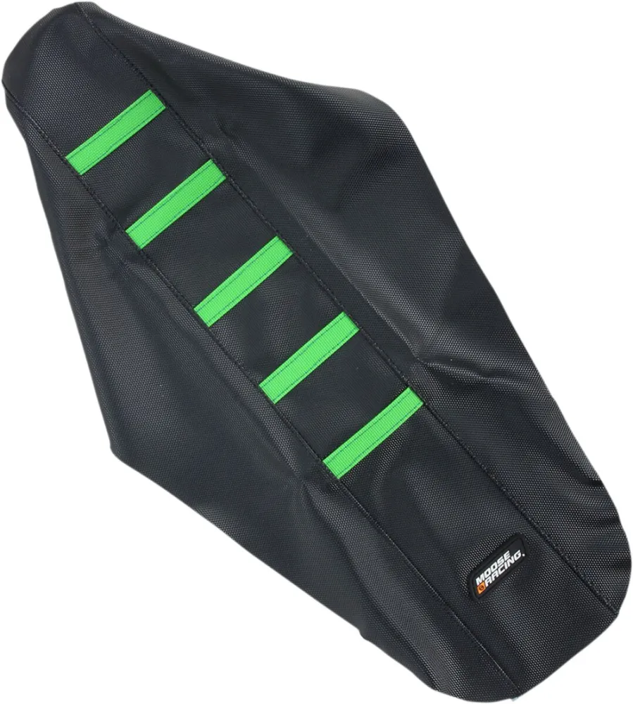 MOOSE OFFROAD HARD-PARTS - SEAT COVER RIBBED KAW GRN - 08211800