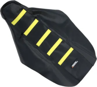 MOOSE OFFROAD HARD-PARTS - SEAT COVER RIBBED SUZ YEL - 08211804