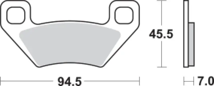SBS - BRAKE PAD SINT ATV - 17211643