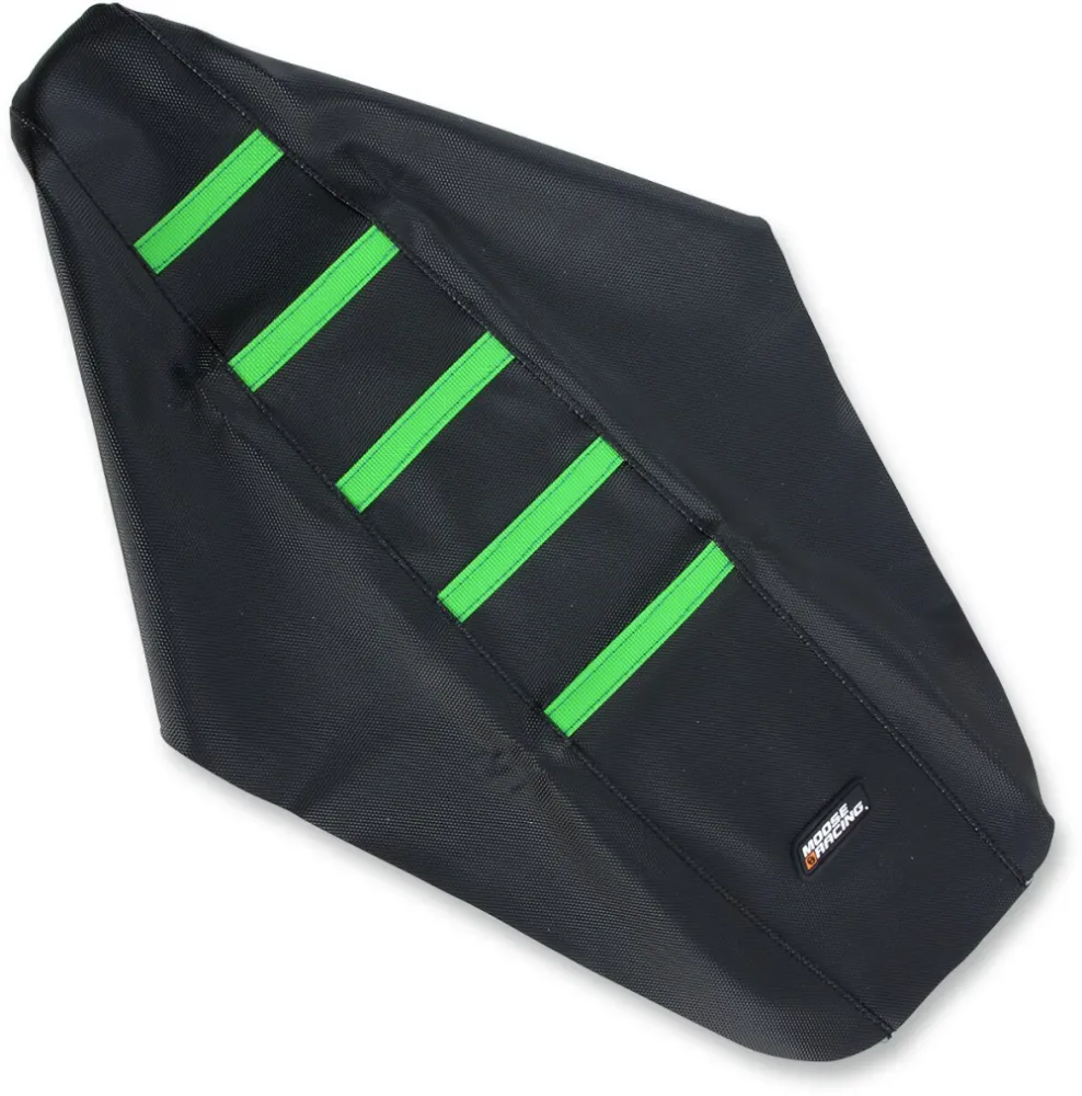 MOOSE OFFROAD HARD-PARTS - SEAT COVER RIBBED KAW GRN - 08211801