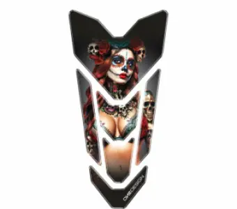 ONEDESIGN - PRE-CUT TANKPAD GOLD ART RED S - 43011116