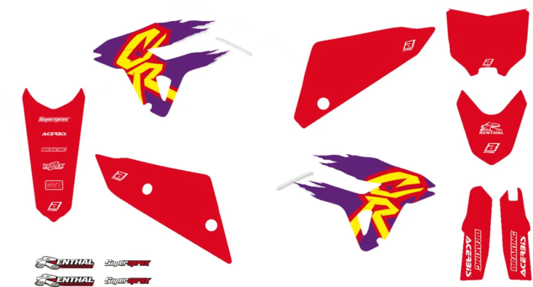 BLACKBIRD RACING - GRAPHIC KT RETROCRF - 43026691