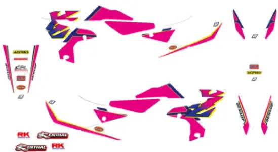 BLACKBIRD RACING - GRAPHIC KT RETRO YZF - 43026695