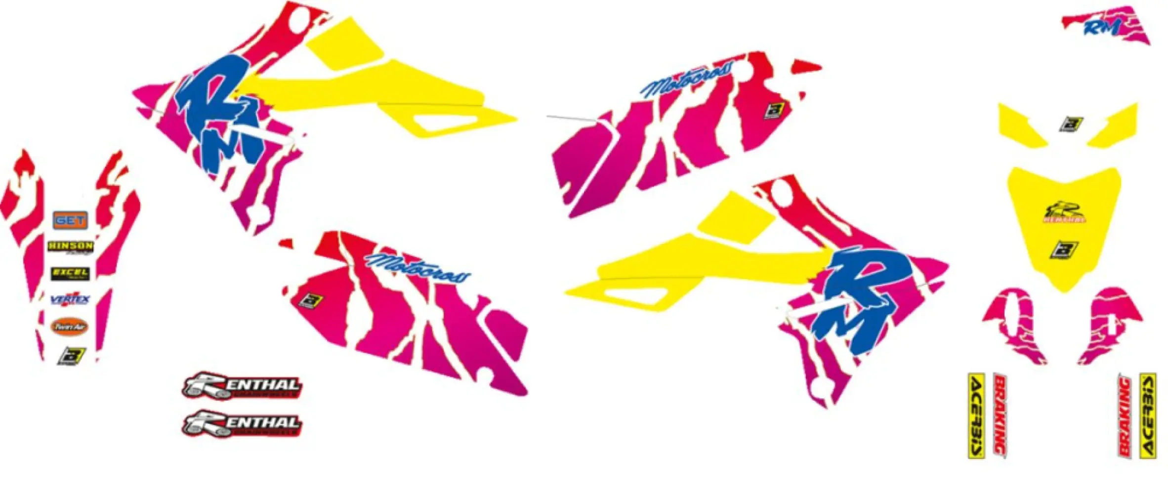 BLACKBIRD RACING - GRAPHIC KT RETRO RMZ - 43026698