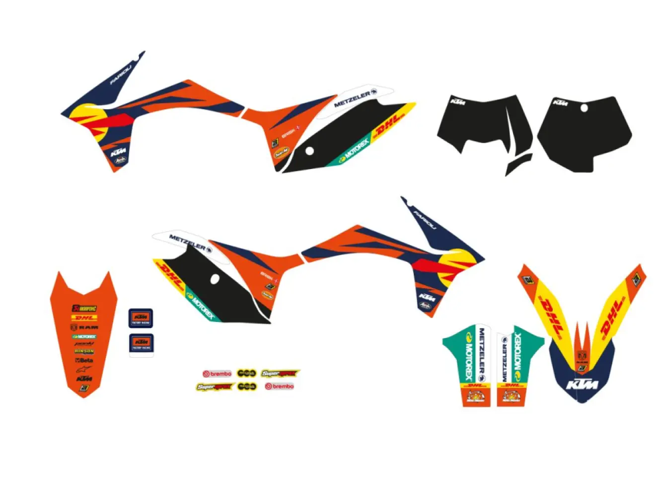 BLACKBIRD RACING - GRAPHIC KIT KTM TROPHY22 - 43027202