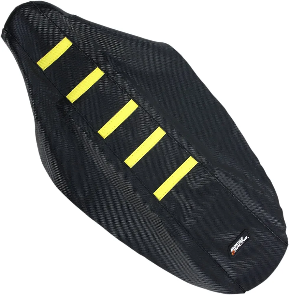 MOOSE OFFROAD HARD-PARTS - SEAT COVER RIBBED SUZ YEL - 08211806