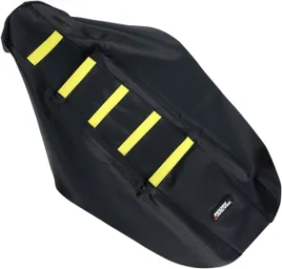 MOOSE OFFROAD HARD-PARTS - SEAT COVER RIBBED SUZ YEL - 08211807