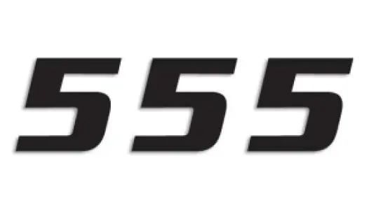 BLACKBIRD RACING - NUMBER #5 16x20CM BK - 43100783