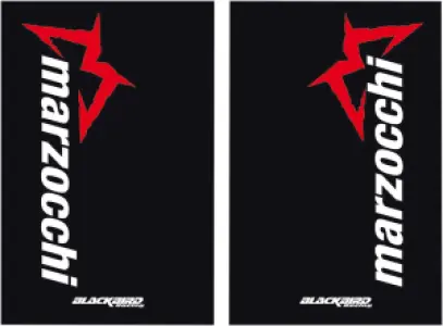 BLACKBIRD RACING - FORK STICKERS MZI BK - 43201766