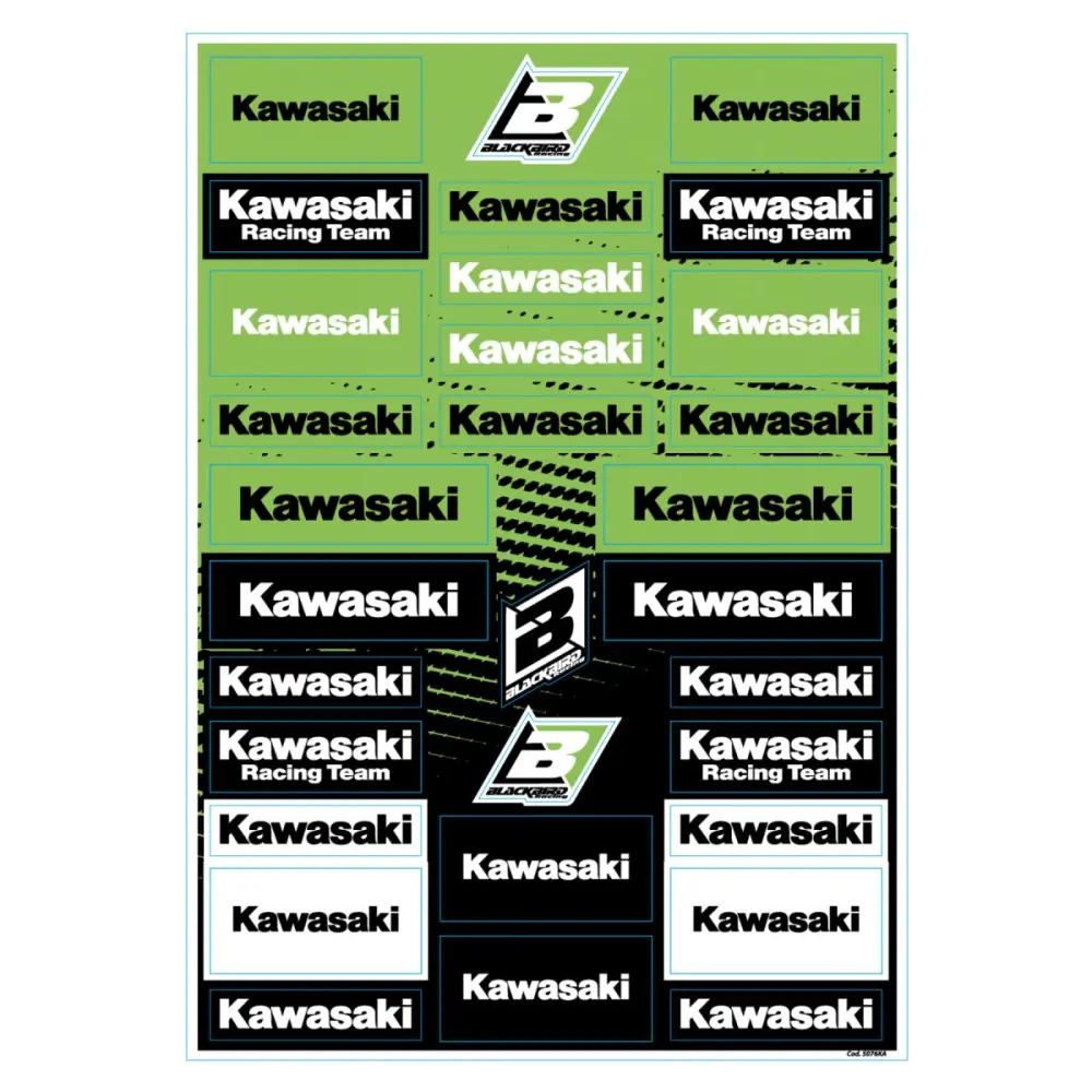 BLACKBIRD RACING - DECAL LOGO SHEET KAWASAKI - 43202897
