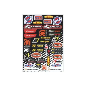 BLACKBIRD RACING - DECAL LOGO SHEET MINI - 43202896