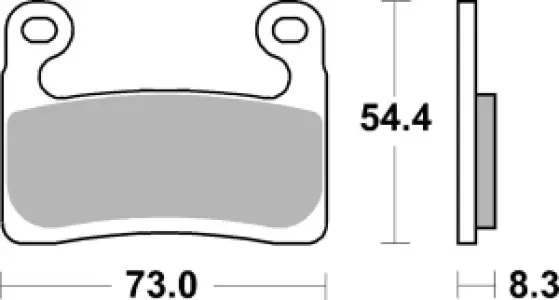 SBS - BRAKE PAD SINT RACE - 17213471