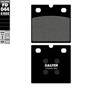 GALFER - BRAKE PAD SEMI METAL - 17213536