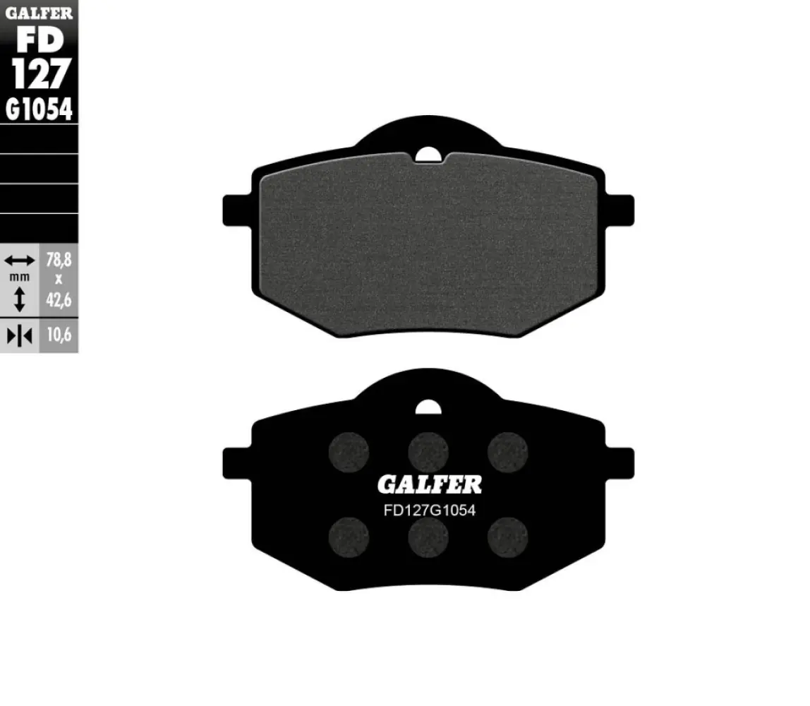 GALFER - BRAKE PAD SEMI METAL - 17213541