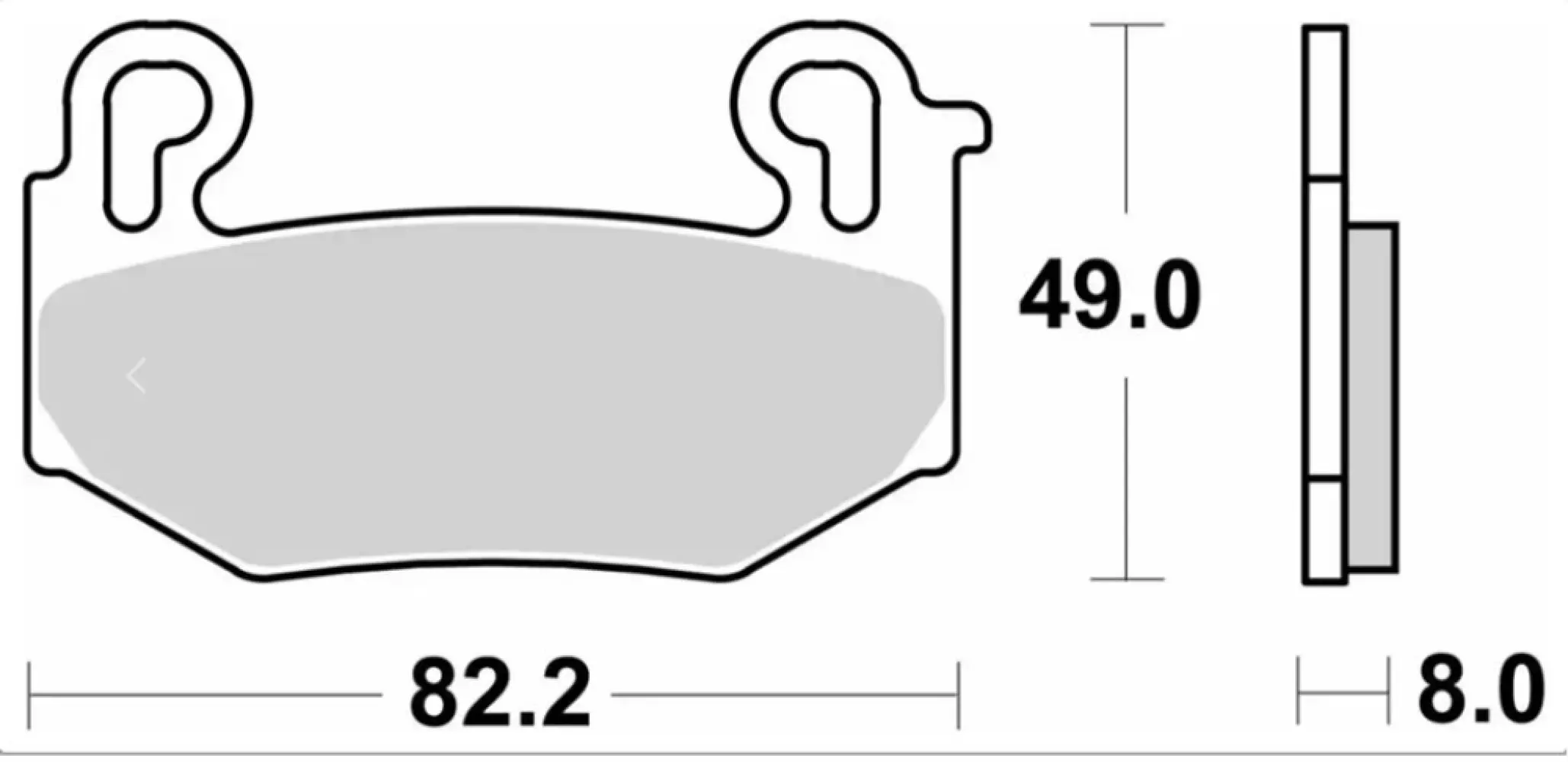 SBS - BRAKE PAD SINT FR - 17213661