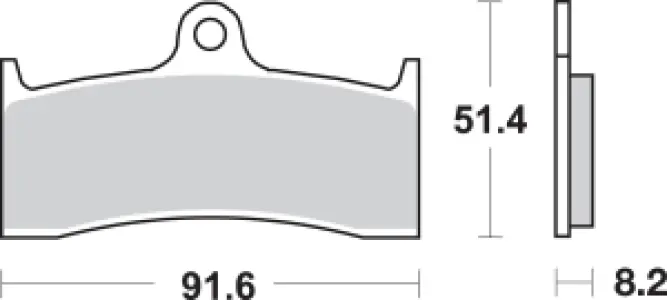SBS - BRAKE PAD SINT FR - 17220676