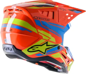 ALPINESTARS(MX) - HELMET SM5 ACT2 OR/C/Y S - 01108407