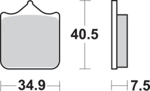 SBS - BRAKE PAD SINT FR - 17220721