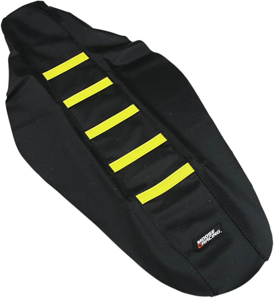 MOOSE OFFROAD HARD-PARTS - SEAT COVER RIBBED SUZ YEL - 08212870