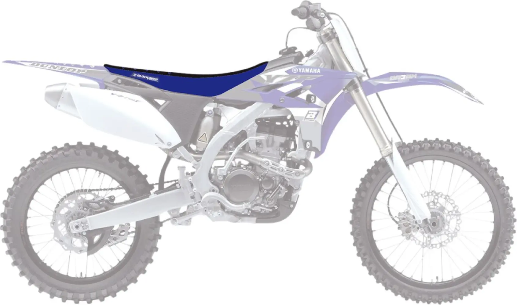 BLACKBIRD RACING - SEATCOVER DG3 YZF BK/BL - 08212502