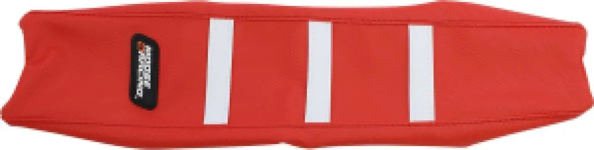 MOOSE OFFROAD HARD-PARTS - SEAT COVER RIBBED GAS RED - 08213427