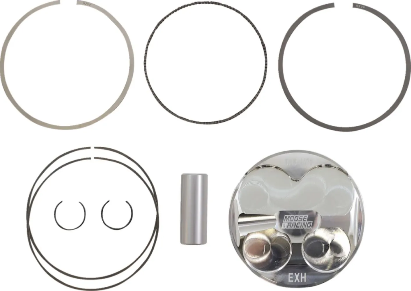 MOOSE OFFROAD HARD-PARTS - PISTON KIT DS450/X 13.0:1 - 09106478