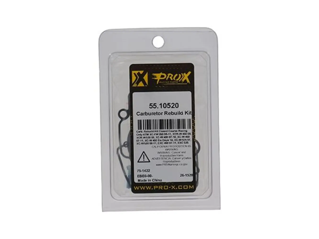 PROX - CARBURATOR REBUILD KIT SXF250  - 10032038