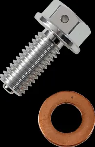 MOOSE OFFROAD HARD-PARTS - DRAIN PLUG MAGNETIC SLVR - 09200194