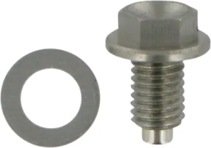 MOOSE OFFROAD HARD-PARTS - DRAIN PLUG MAGNETIC SLVR - 09200044