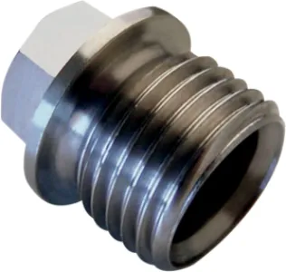 MOOSE OFFROAD HARD-PARTS - DRAIN PLUG NON-MAG SLVR - 09200047