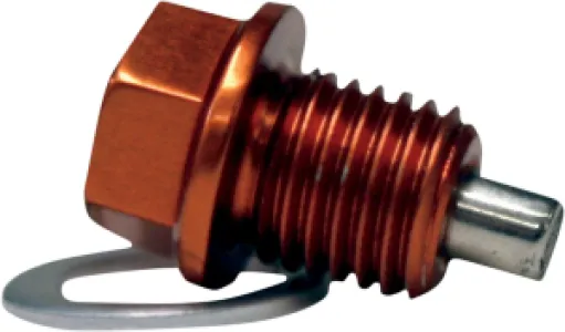 MOOSE OFFROAD HARD-PARTS - DRAIN PLUG MAGNETIC ORNG - 09200046