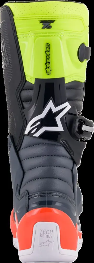 ALPINESTARS(MX) - BOOT TECH7S GY/RD/YL 5 - 34110580